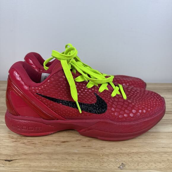 Used Nike Kobe 6 Protro Reverse Grinch-(FV4921-600 )-Size 8.5 main image 5